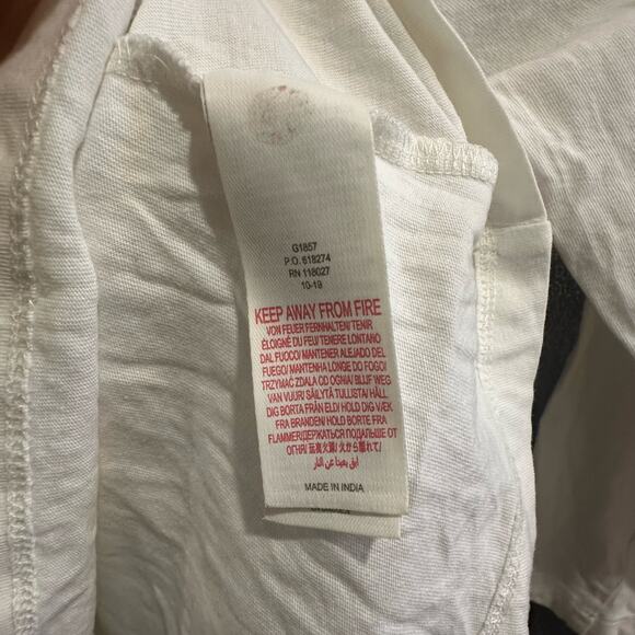 Mini Boden Blouse White Swiss Dot Ruffles Embroidery 100% Cotton Size 4-5Y 110cm - Picture 6 of 7